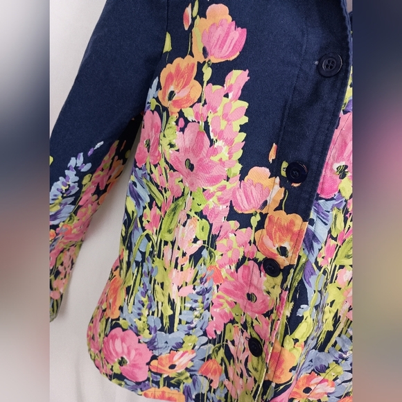 TOG SHOP Floral Spring Women's Jacket Bloomcore Dopamine (#1,333)(C) - Picture 4 of 8